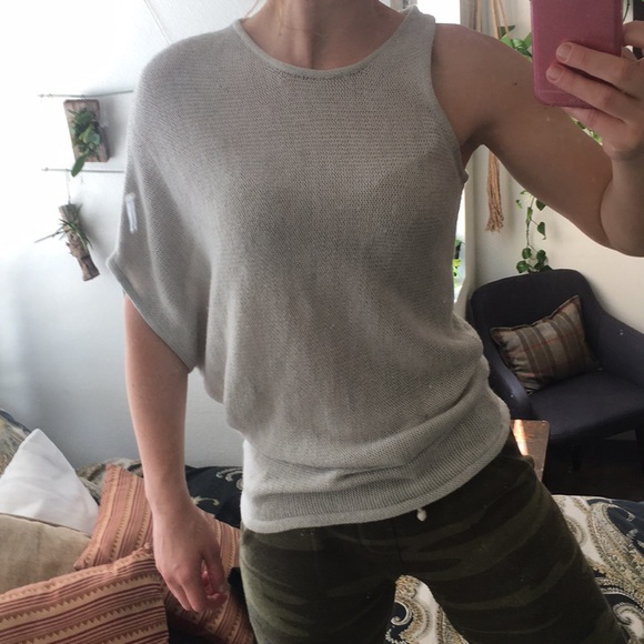 Volcom Grey Asymmetrical Knit Sz XS - Picture 4 of 7